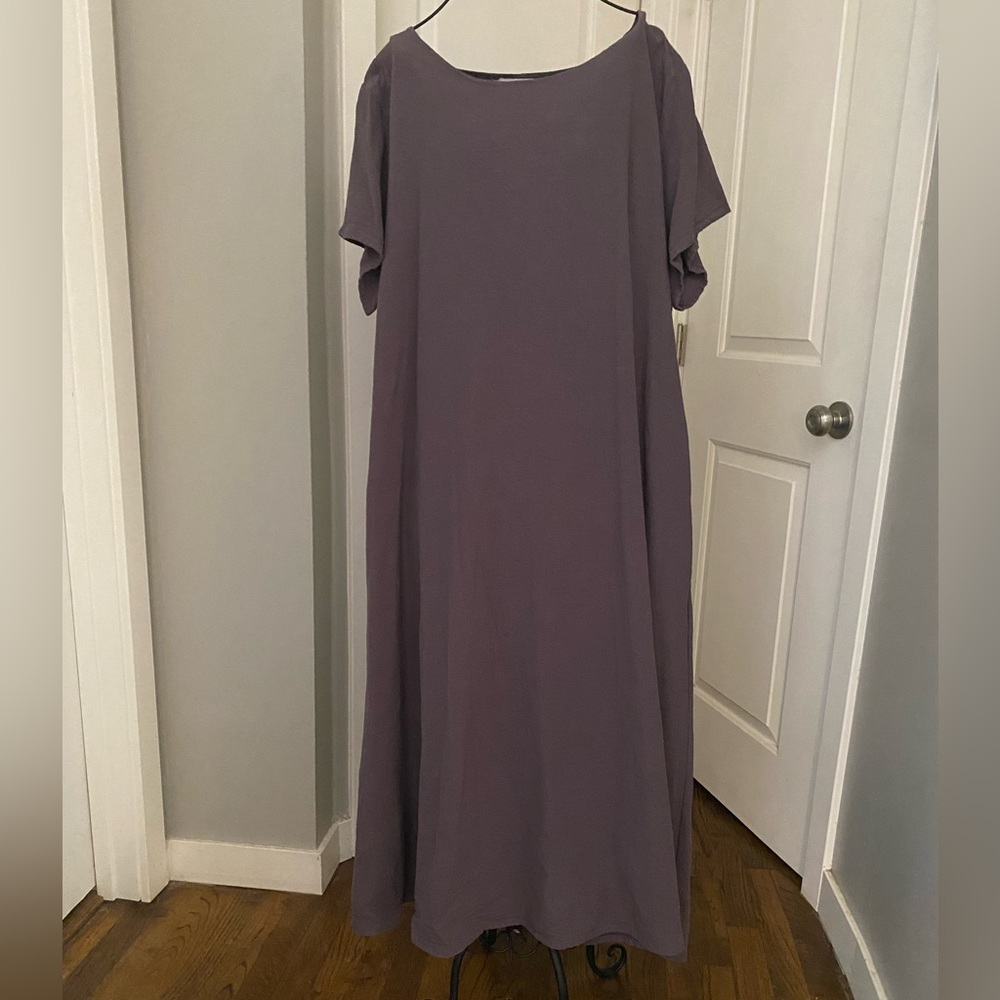 One size bohemian linen dress